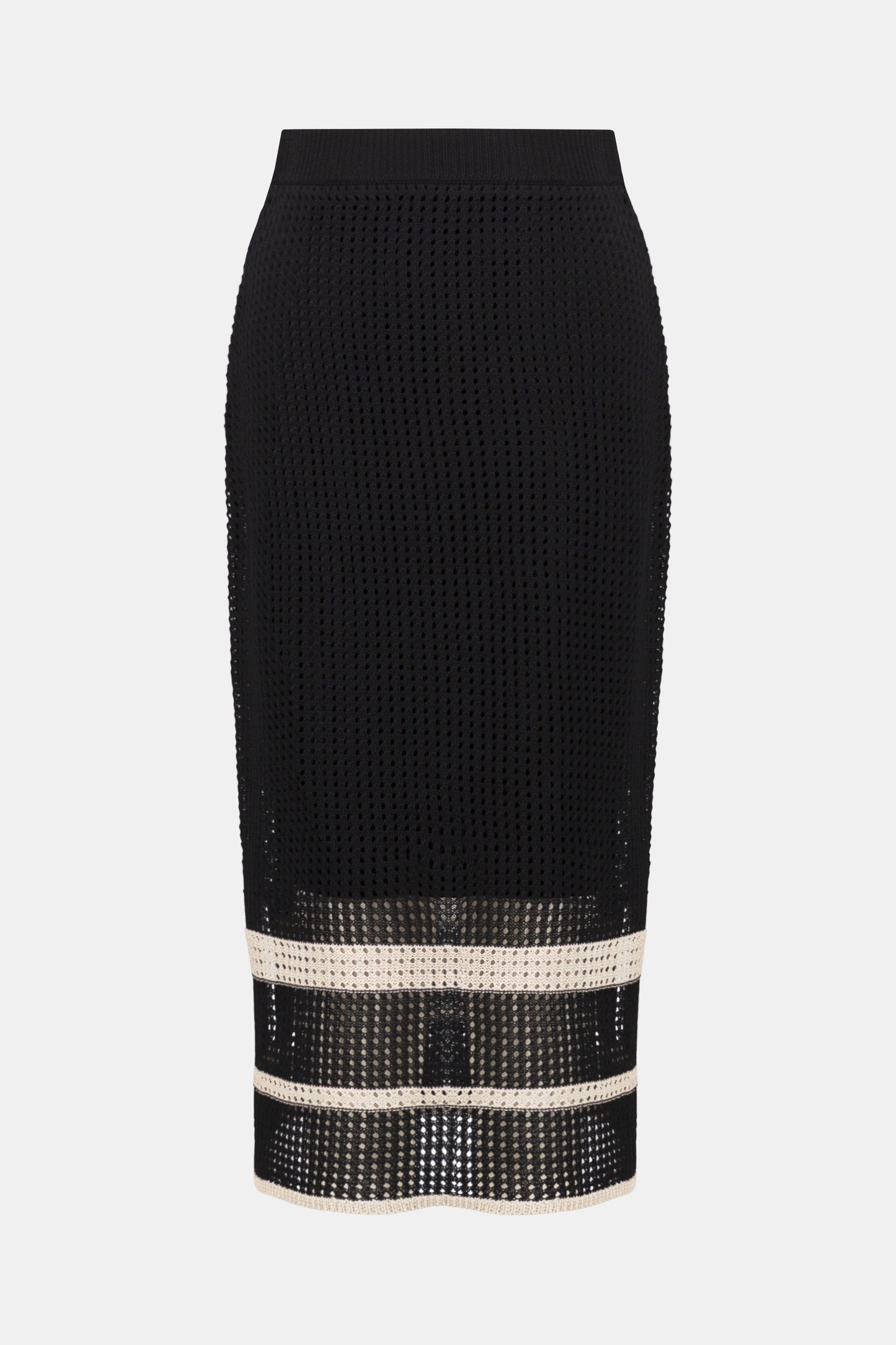 Joseph Ribkoff Knitted Stripe Skirt 252923
