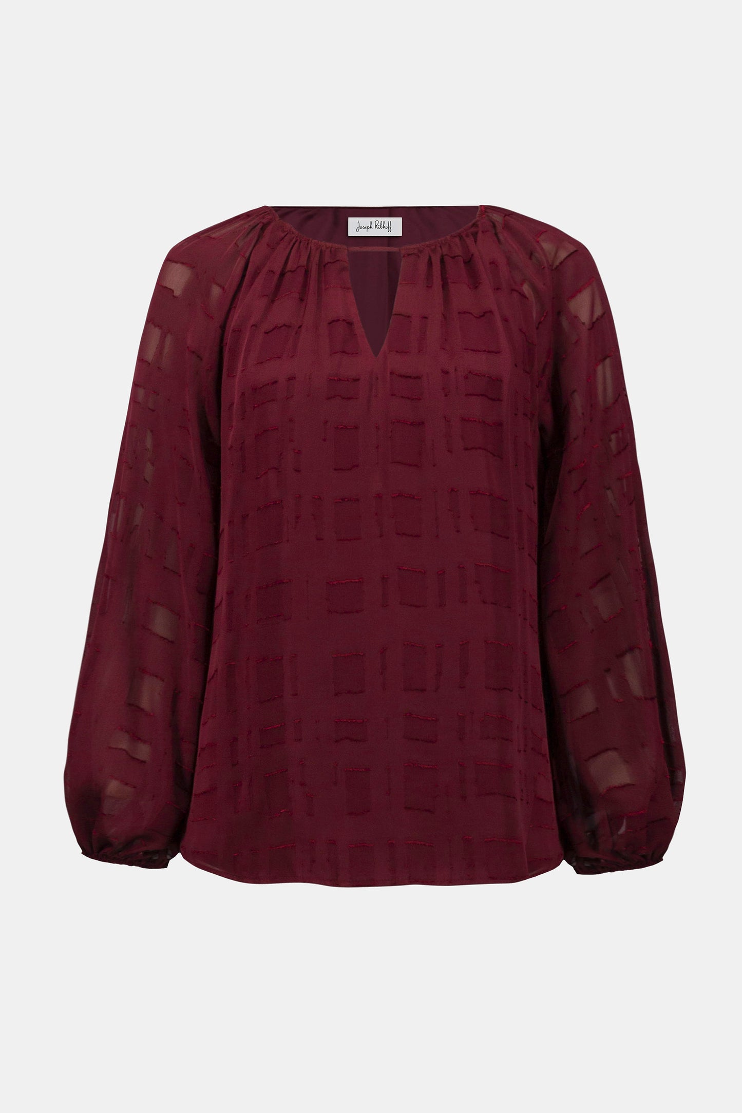 Joseph Ribkoff Merlot Tunic Blouse 253135