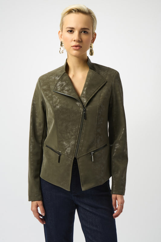 Joseph Ribkoff Faux Suede Jacket 253915