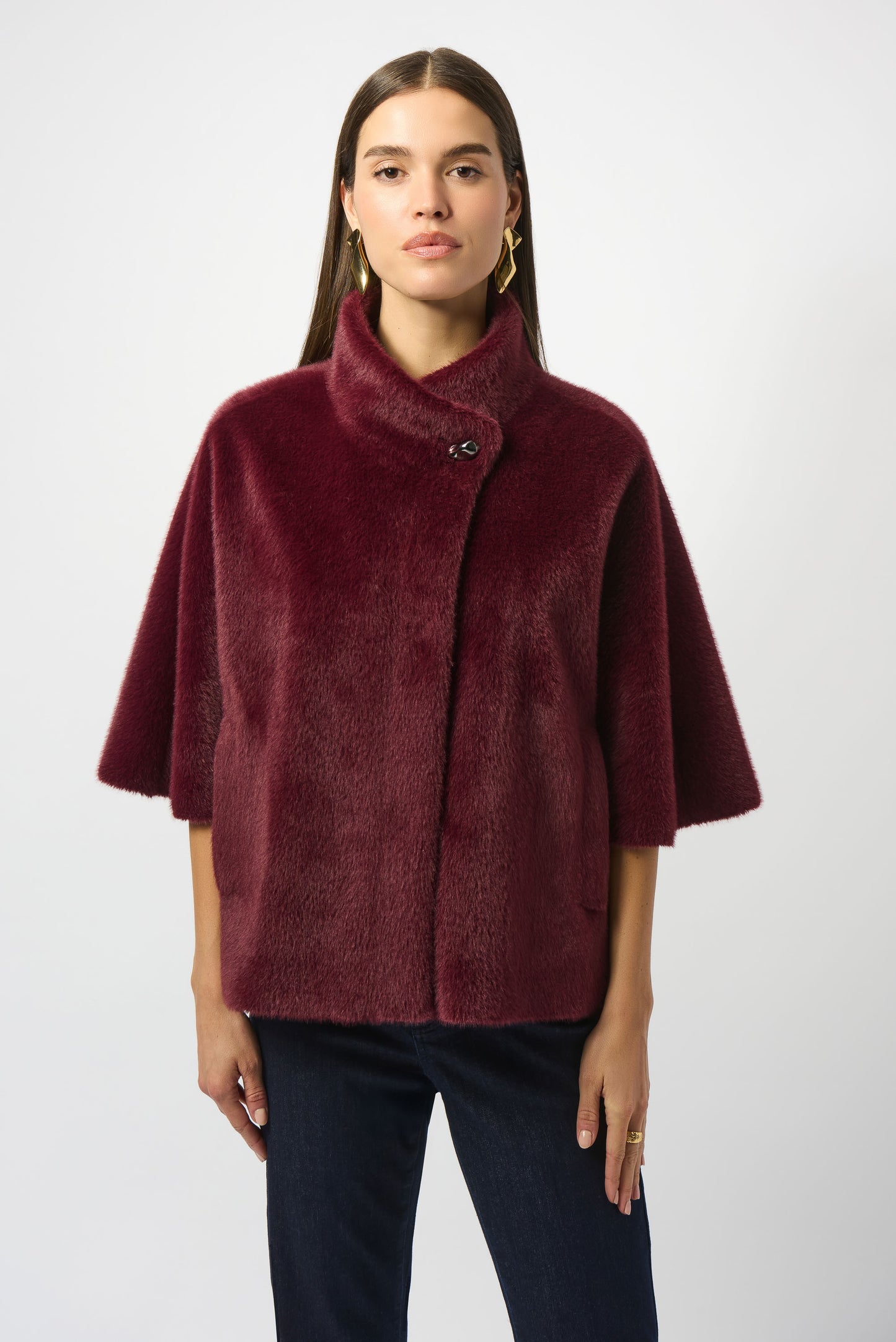 Joseph Ribkoff Faux Fur Gilet 253924