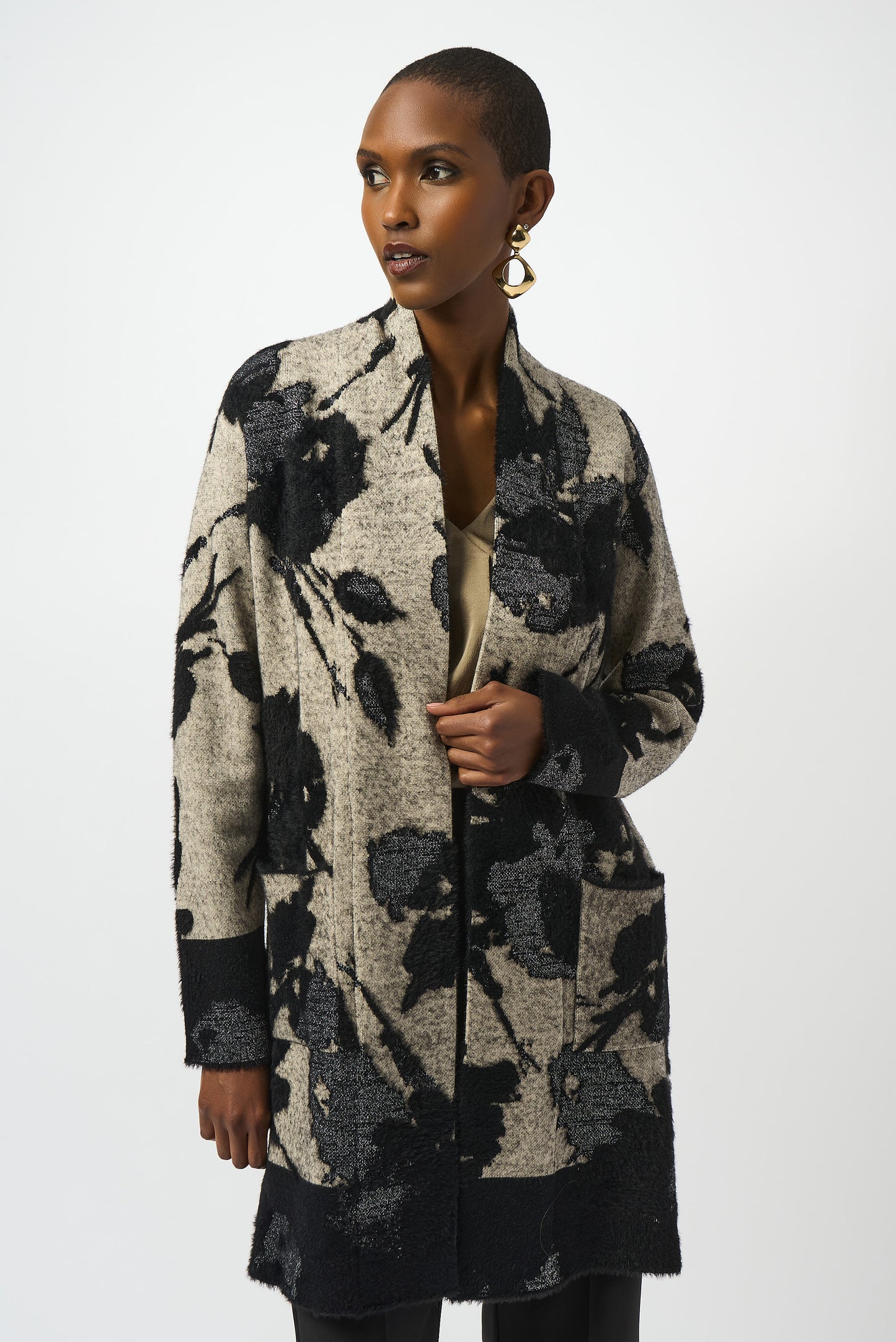 Joseph Ribkoff Metallic Coatigan 253956
