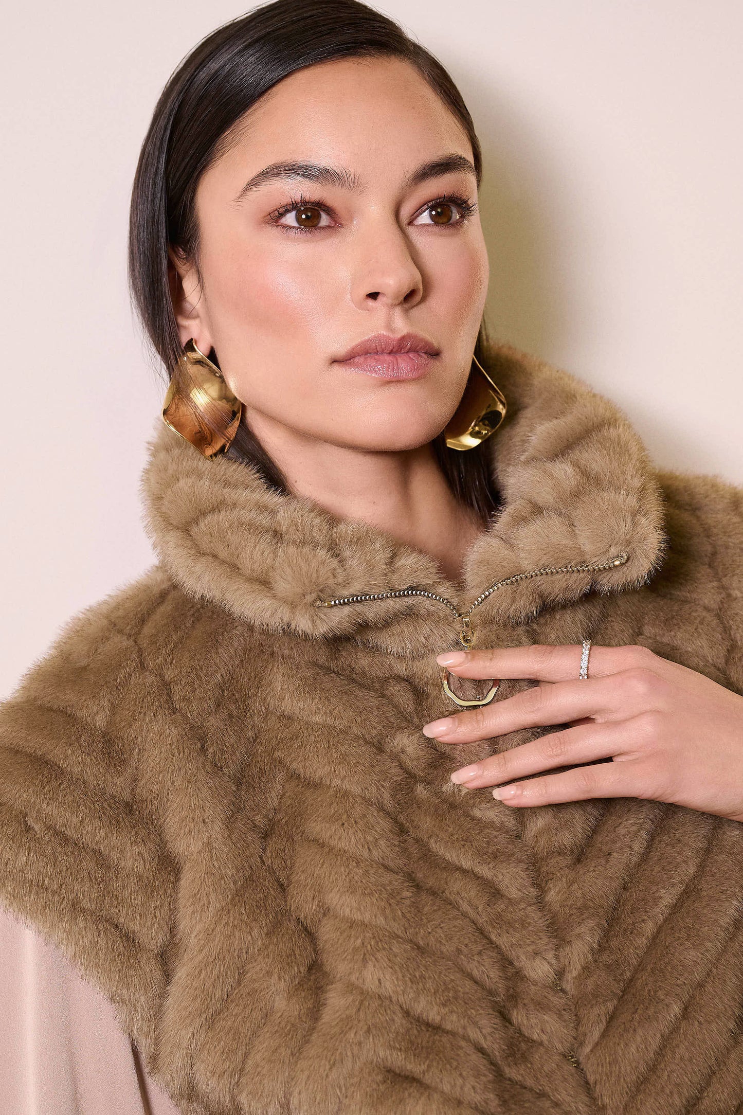 Joseph Ribkoff Faux Fur Gilet 254906