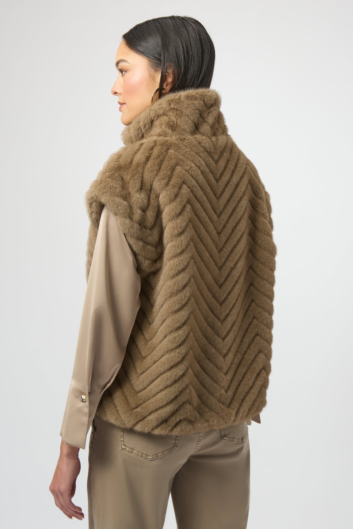 Joseph Ribkoff Faux Fur Gilet 254906