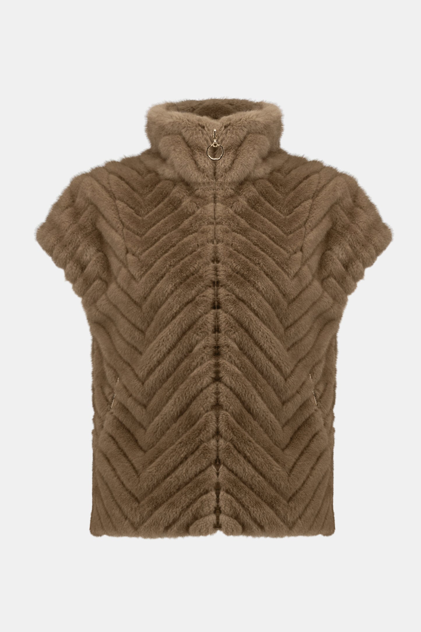 Joseph Ribkoff Faux Fur Gilet 254906