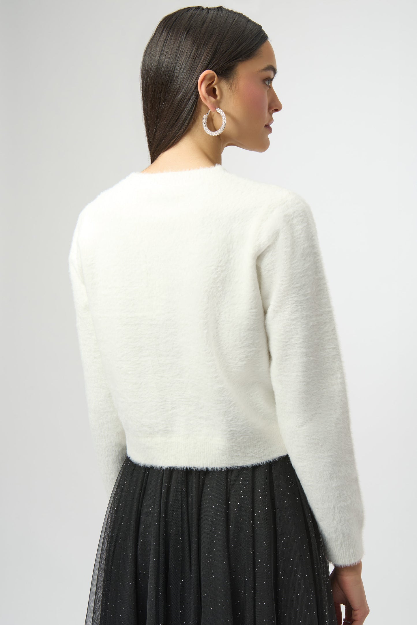 Joseph Ribkoff Diamante Bow Cardigan 254955