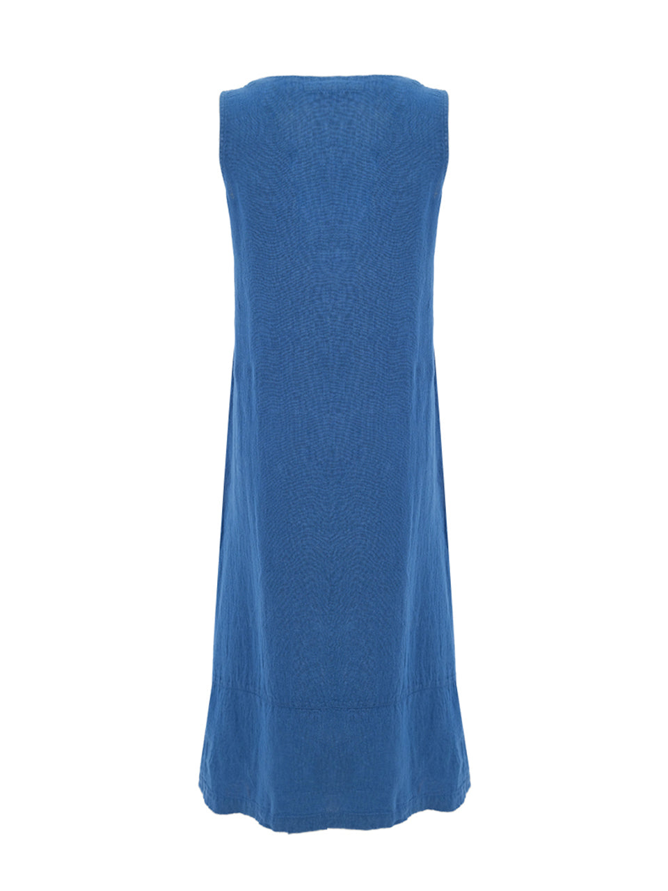 Dolcezza Light Blue Linen Dress 26223