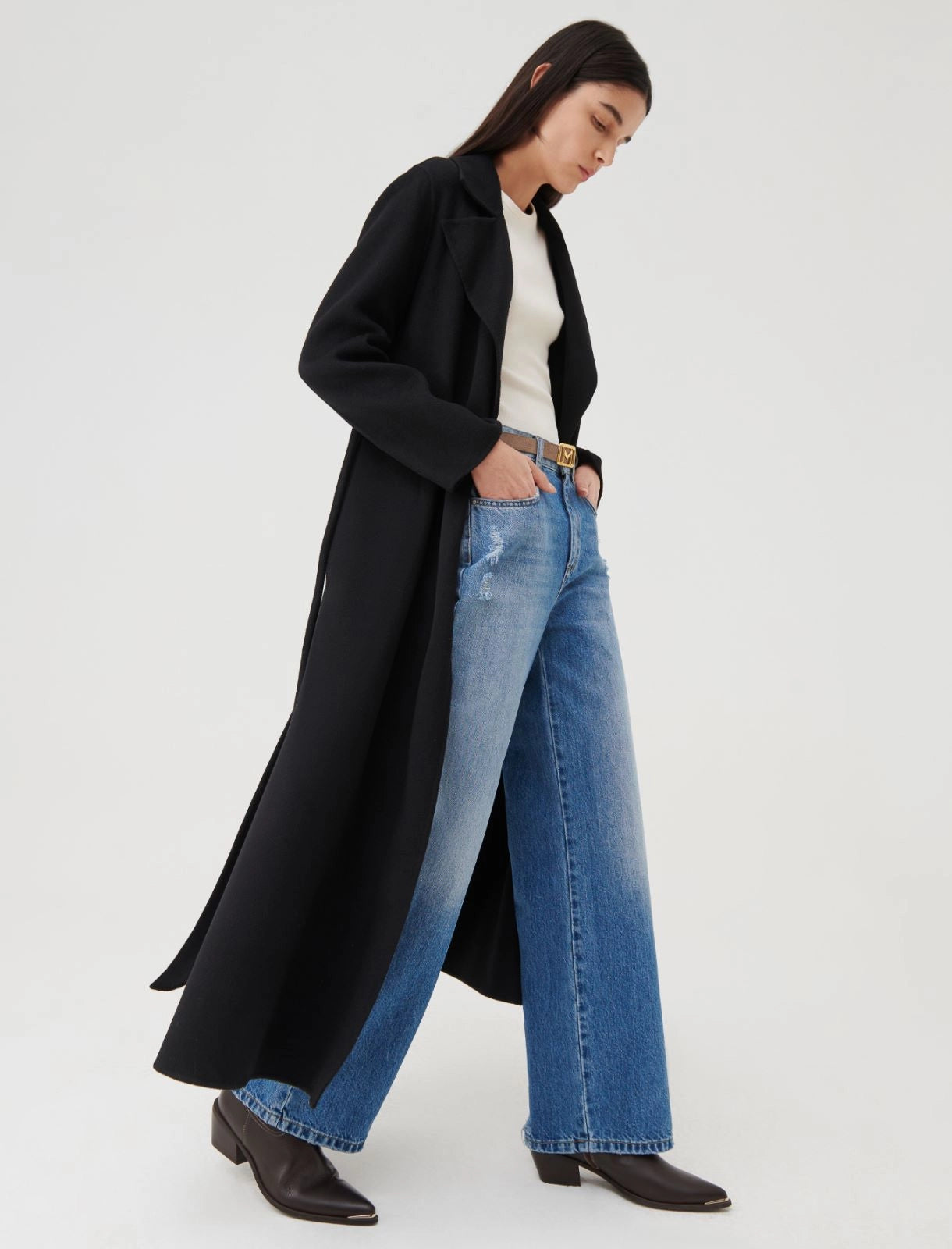 Marella Black Wool Coat