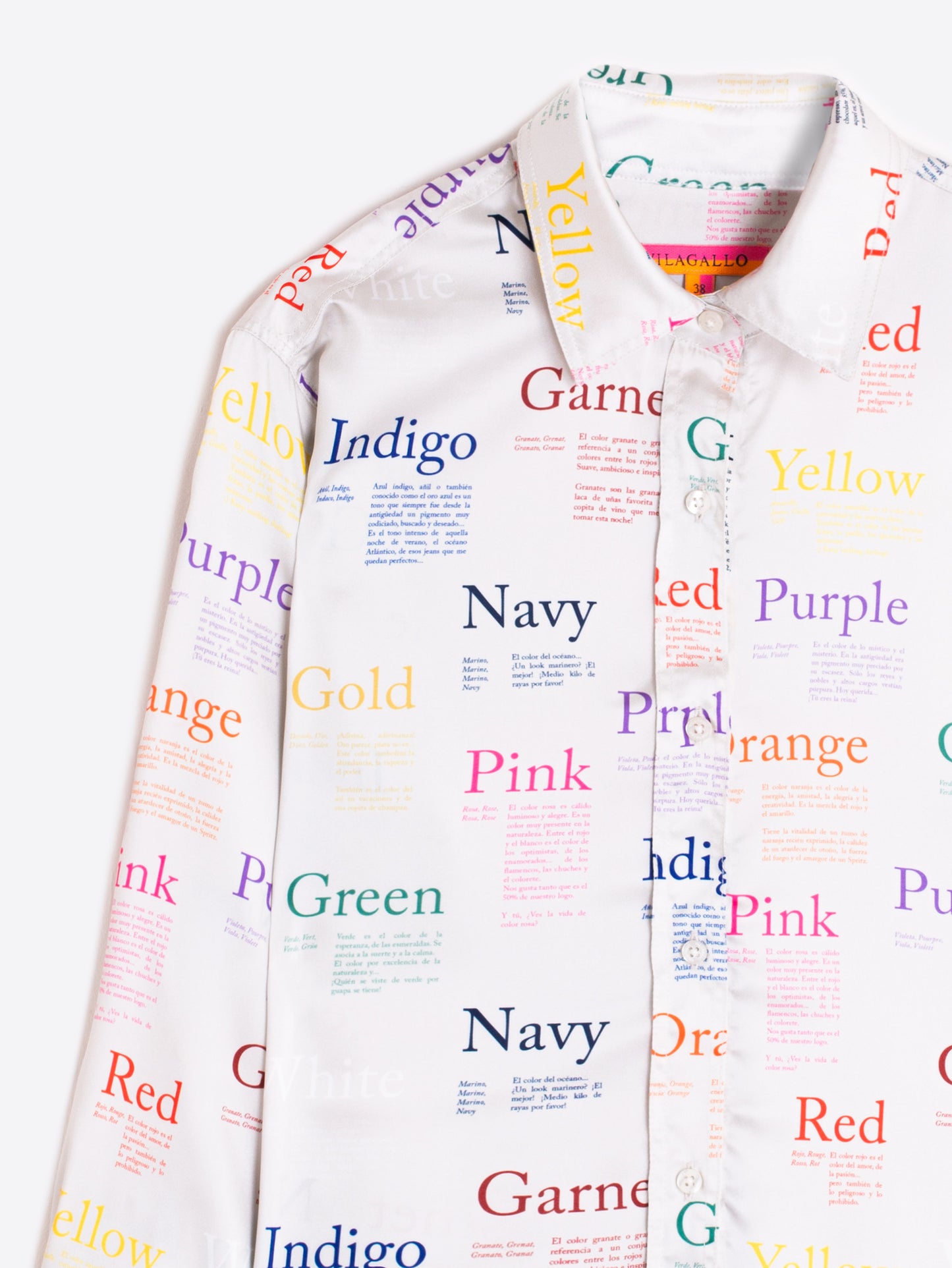 Vilagallo Colour Print Shirt