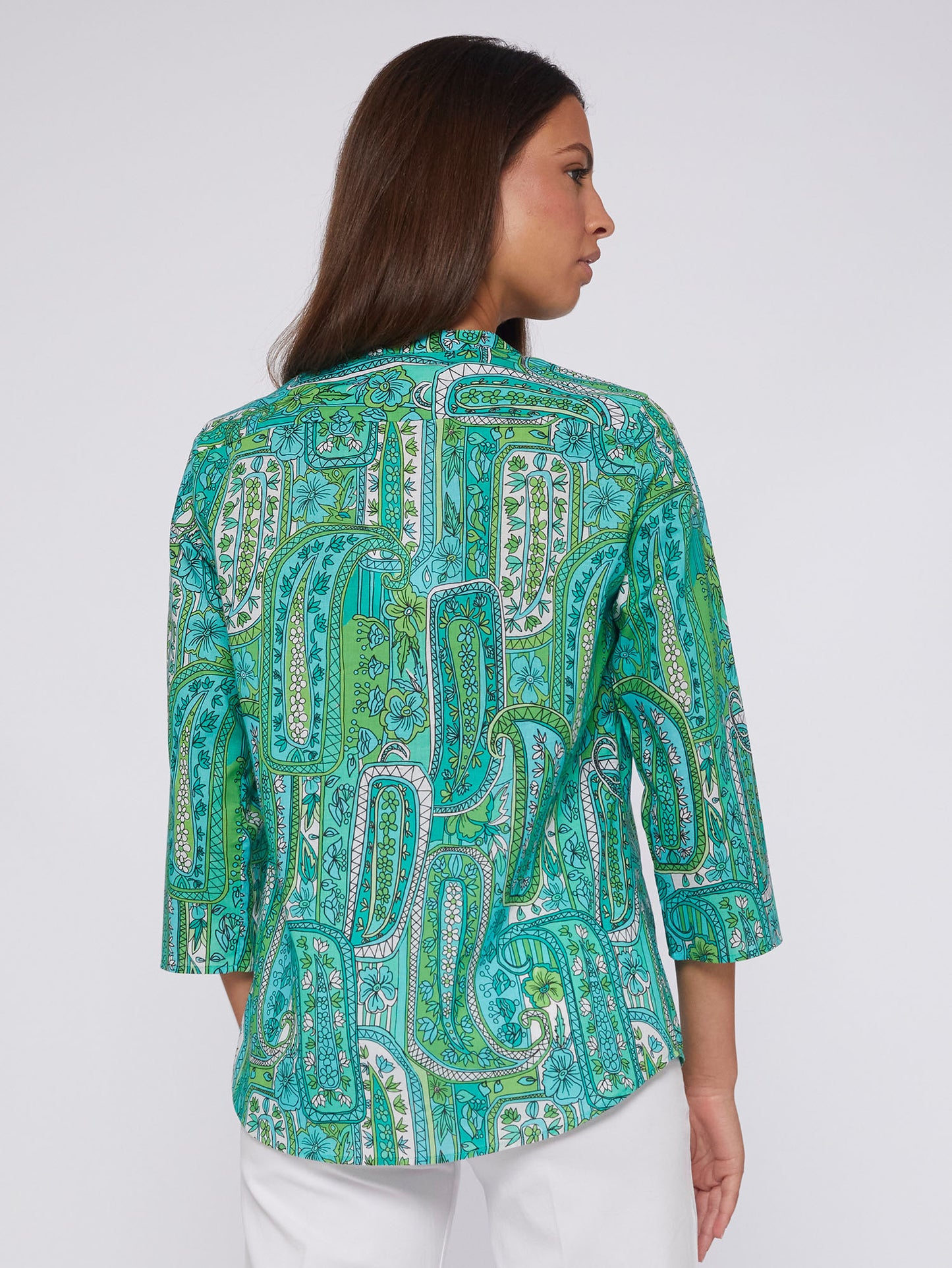 Vilagallo 31032 paisley print blouse