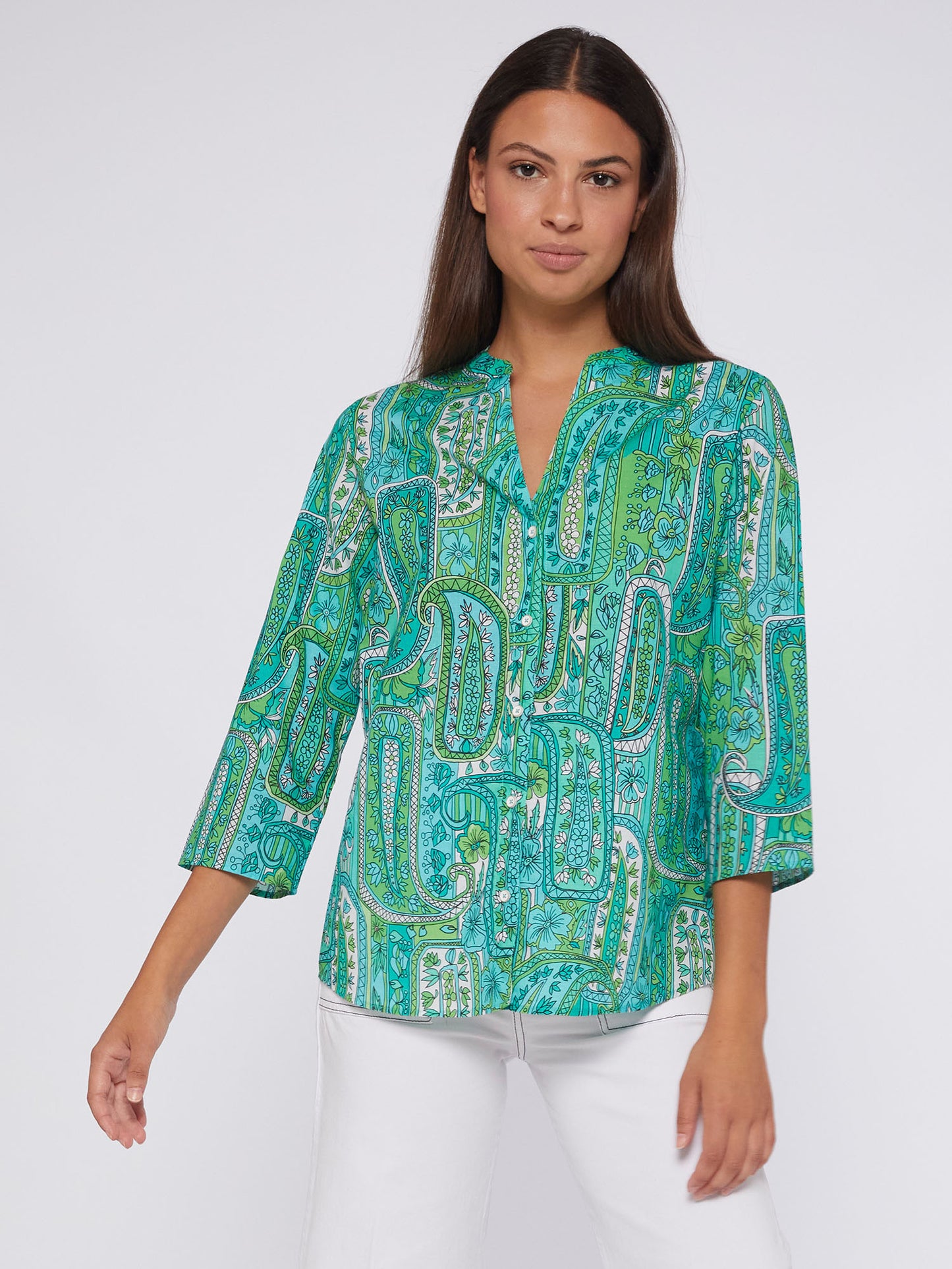 Vilagallo 31032 paisley print blouse