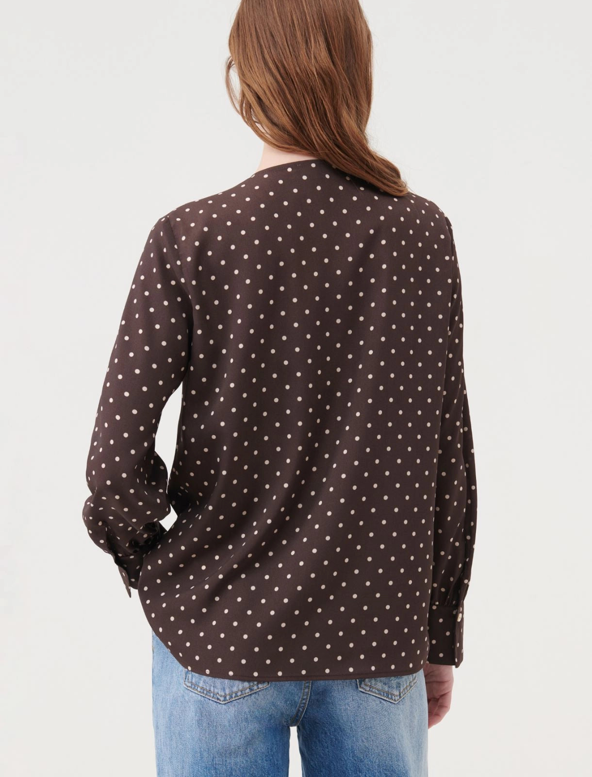 Marella Tie Neck Blouse