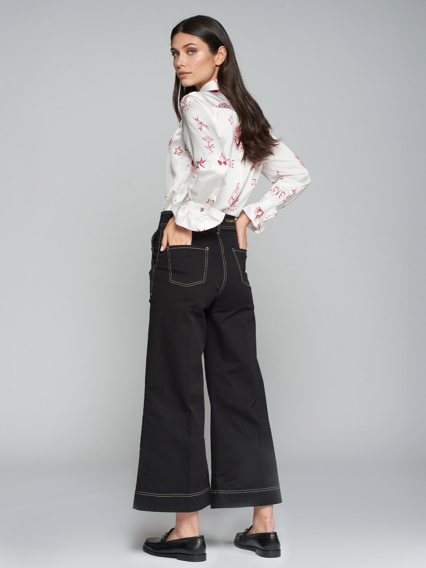 Vilagallo Wide Leg Jean 31812