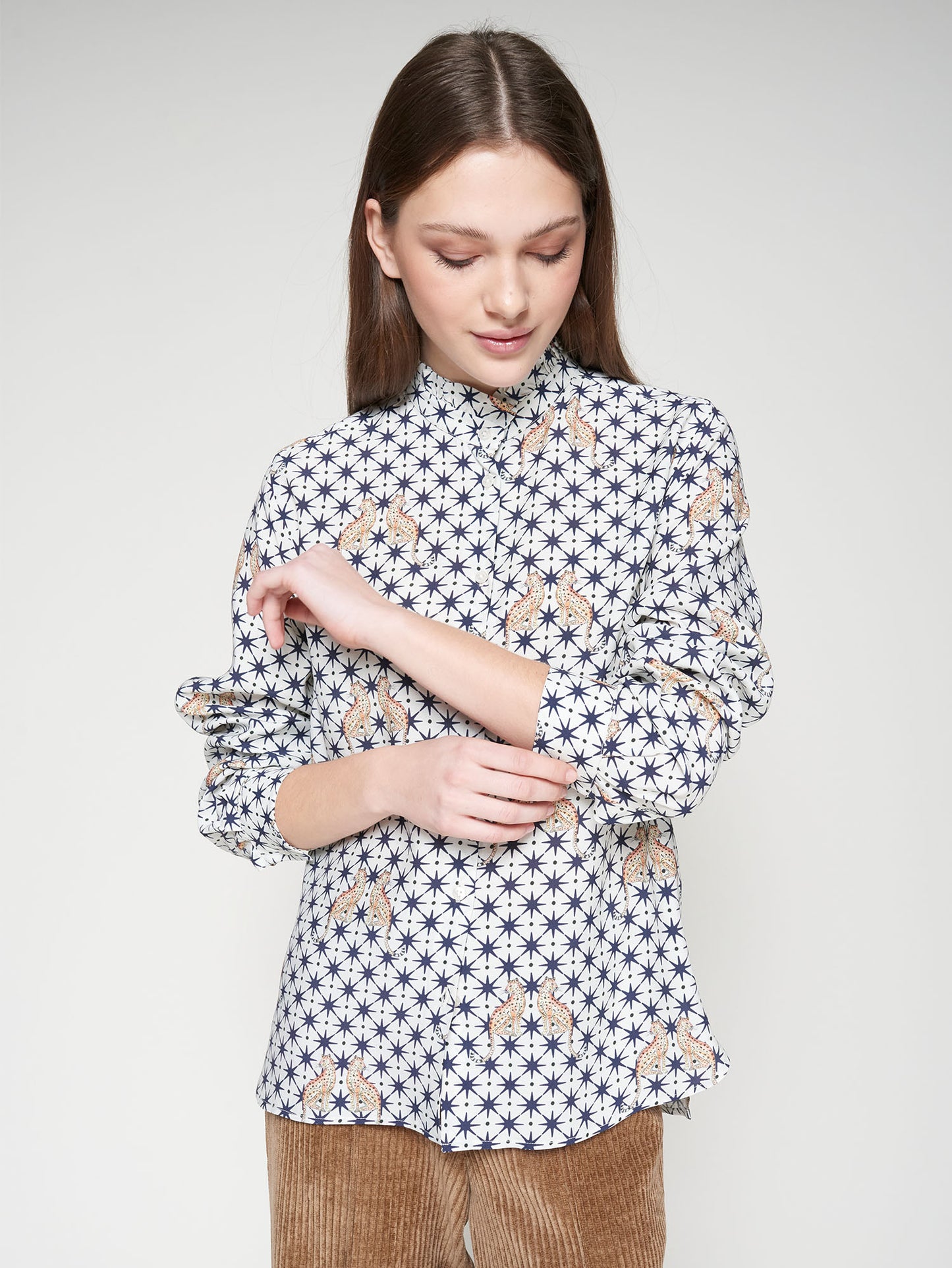 Vilagallo Star Print Blouse 32979