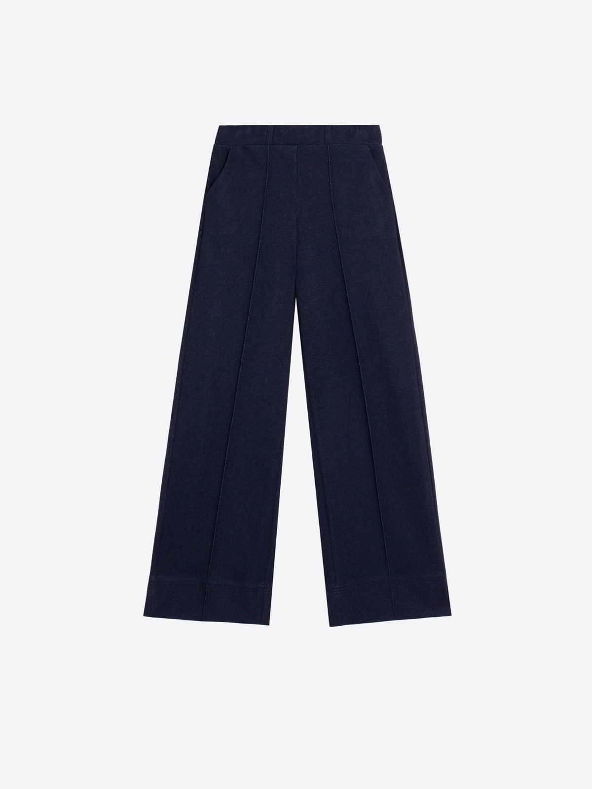 Vilagallo Faux Denim Trousers 33885