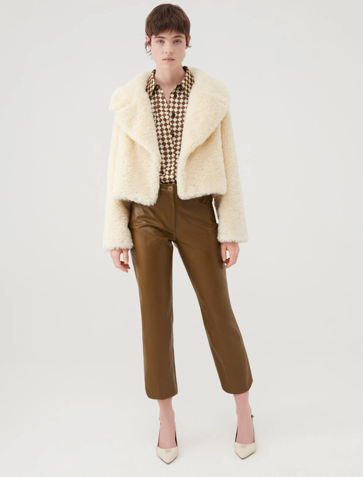 Marella Boucle Teddy Coat