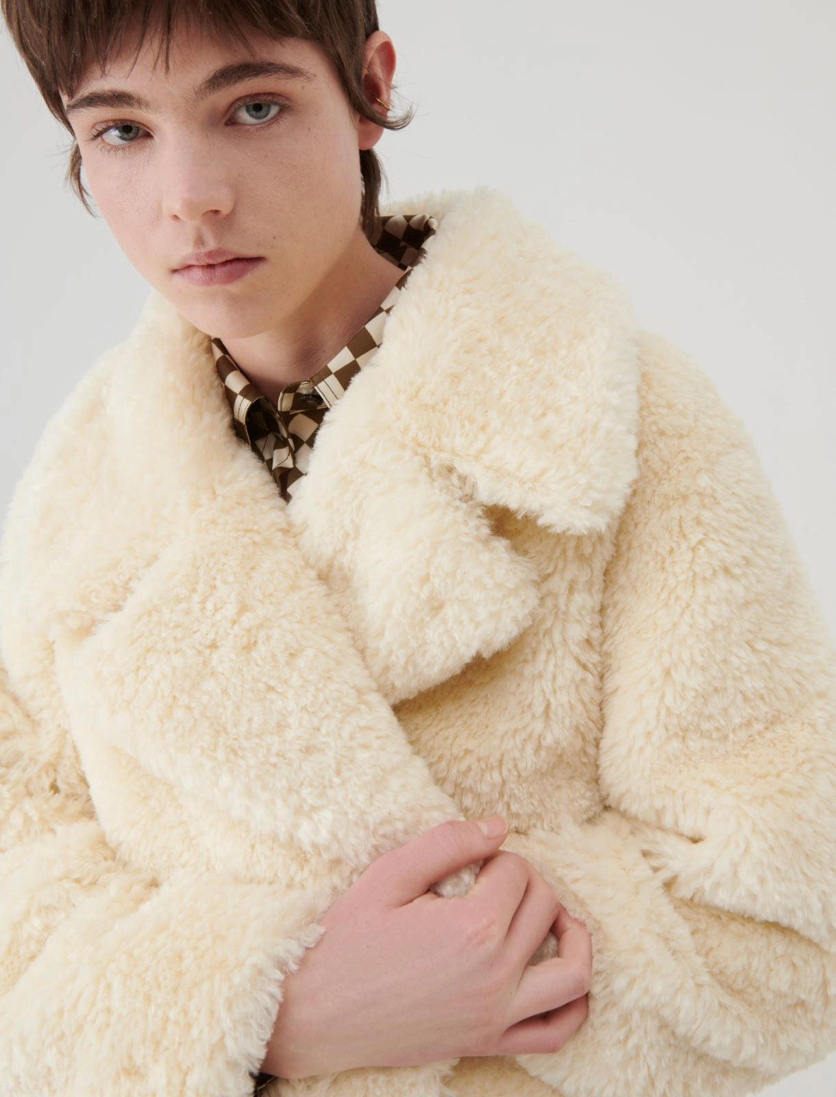 Marella Boucle Teddy Coat