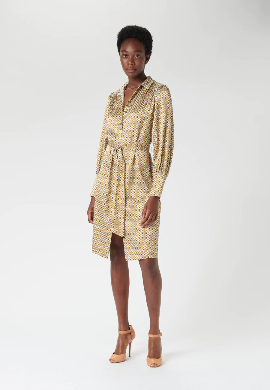 Dea Kudibal Geo Print Shirt Dress