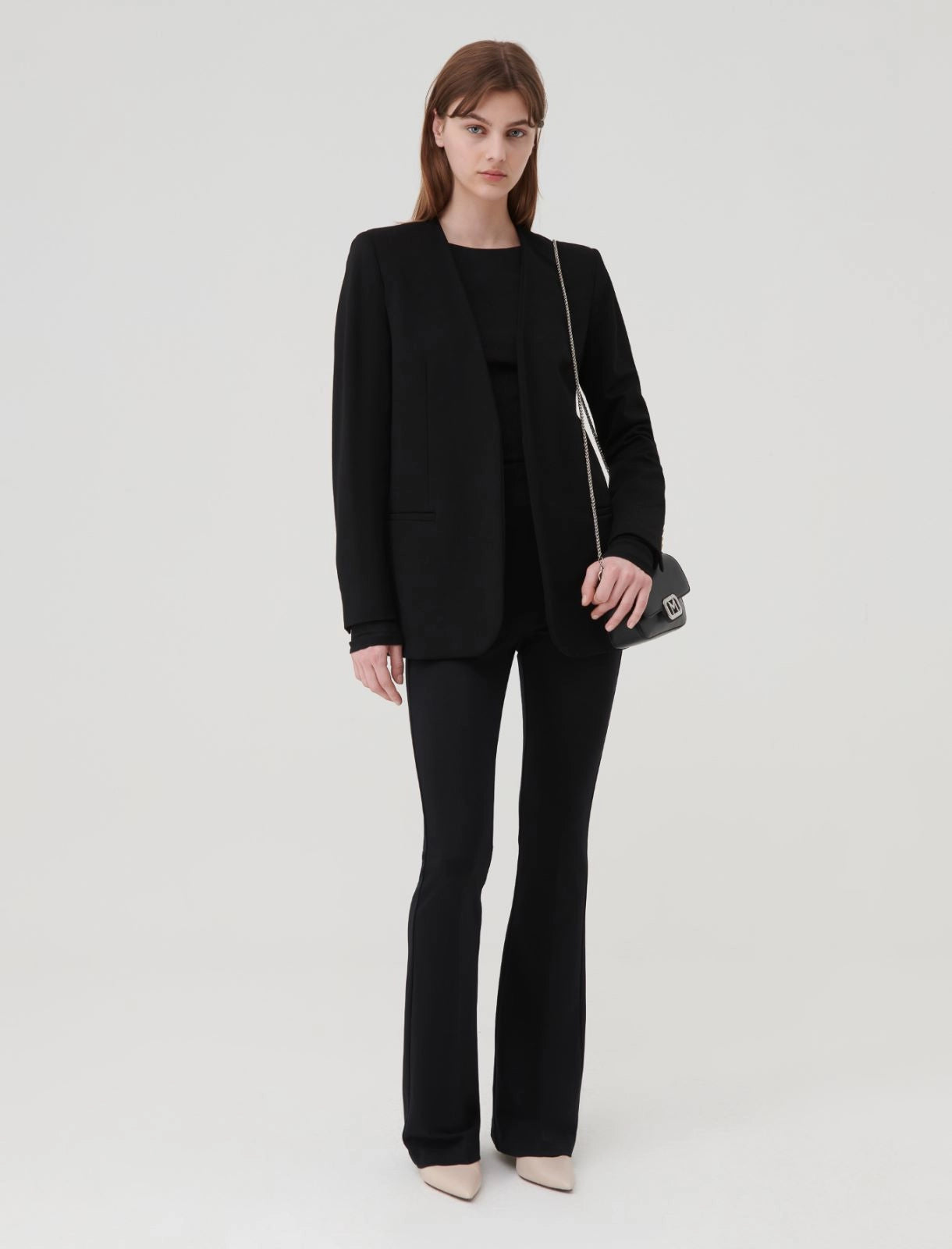Marella Black Bootleg Trousers