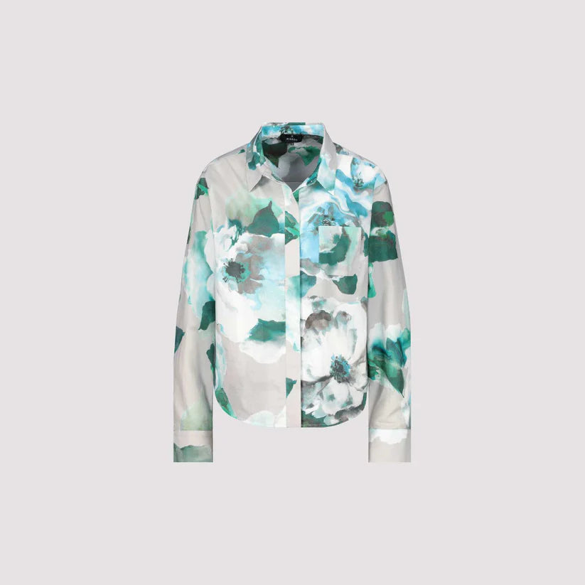 Monari 408355 cotton floral print shirt