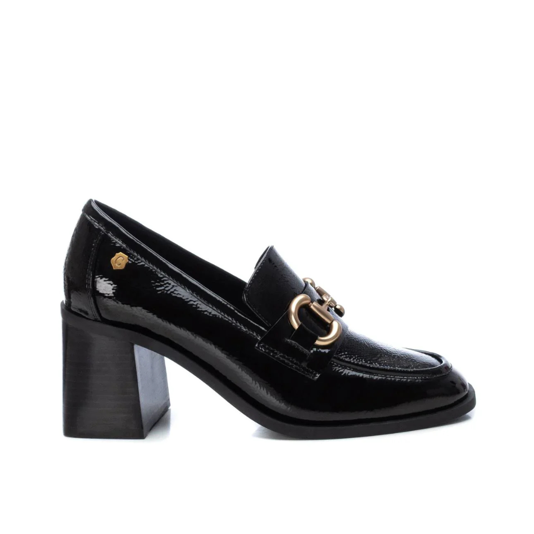 Patent heeled loafers online