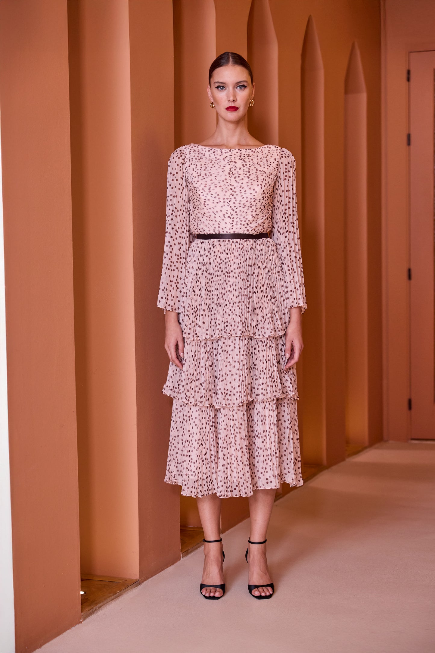 Carla Ruiz Polka Dot Dress 52-711