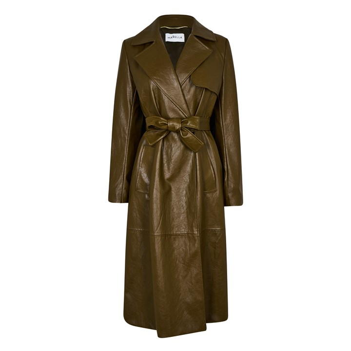 Marella Pleather Coat
