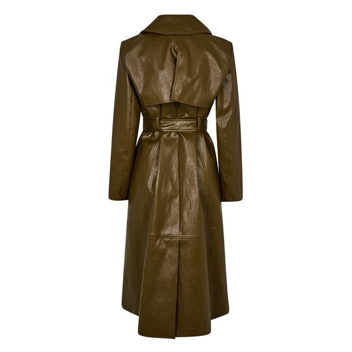 Marella Pleather Coat