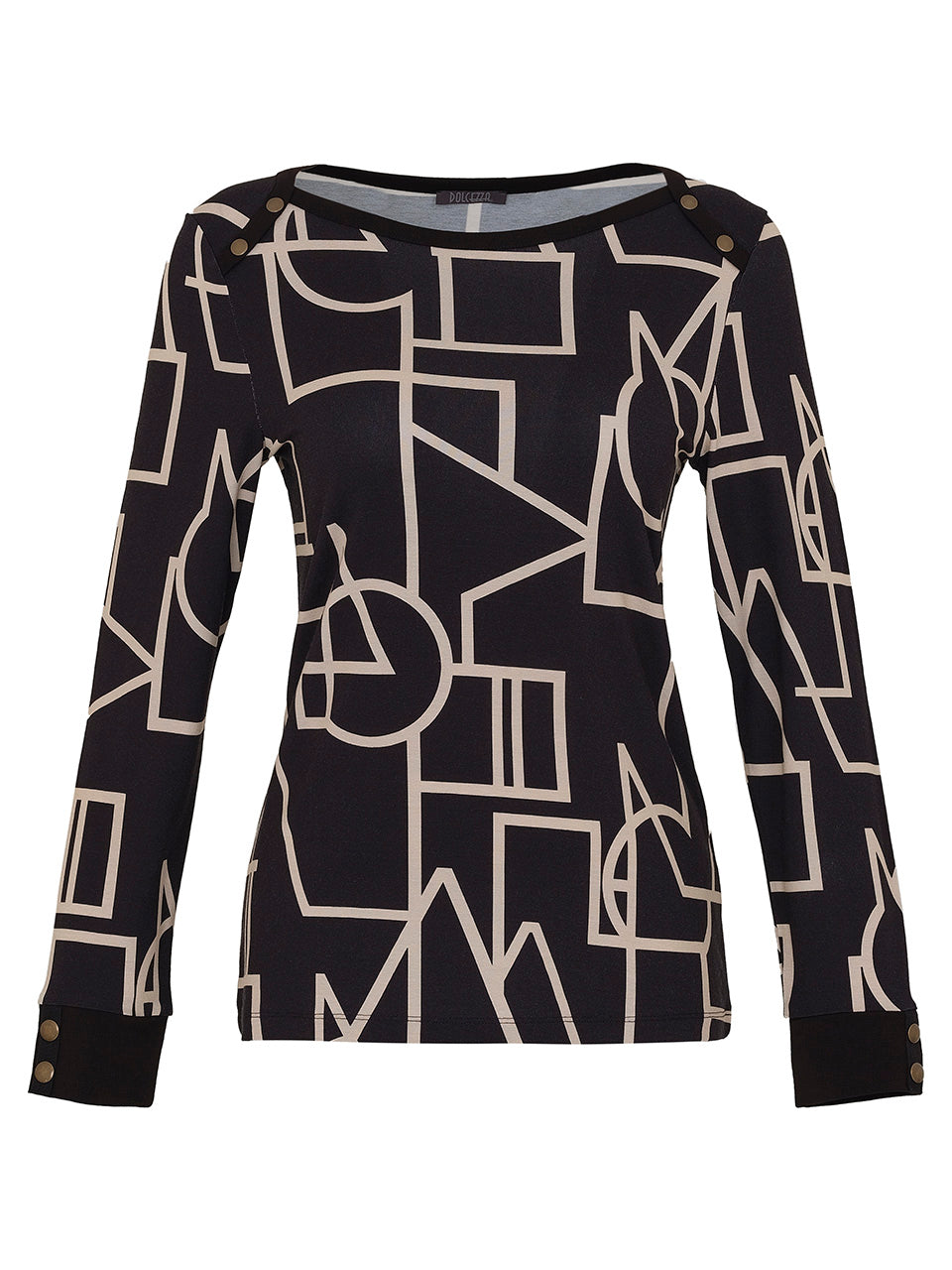 Dolcezza Geometric Print T-Shirt
