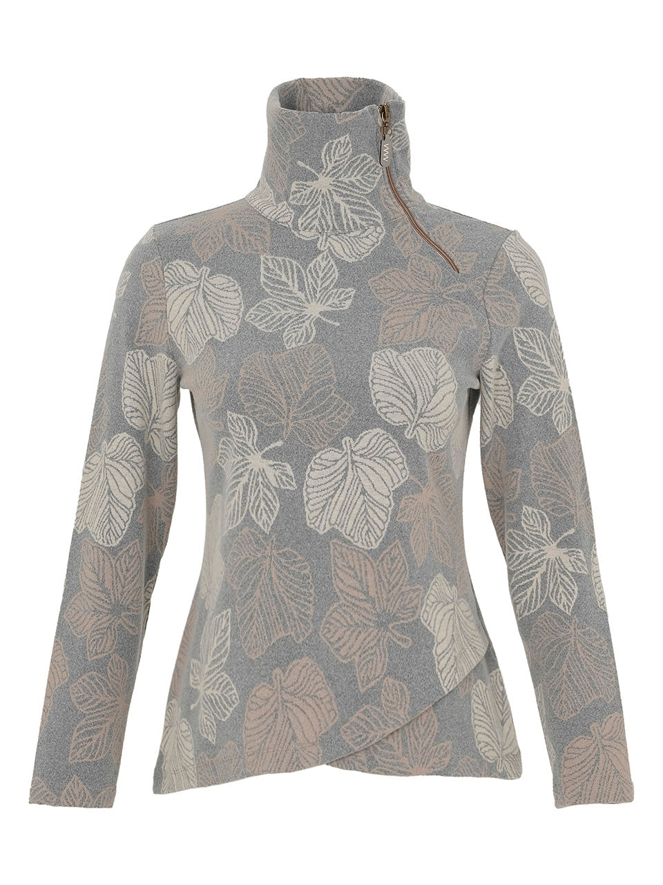Dolcezza Leaf Print Top