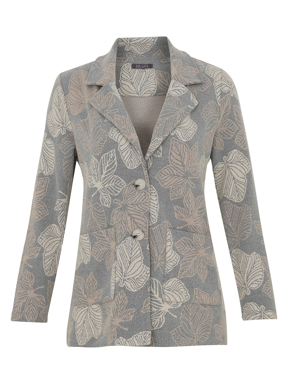 Dolcezza Leaf Print Jacket