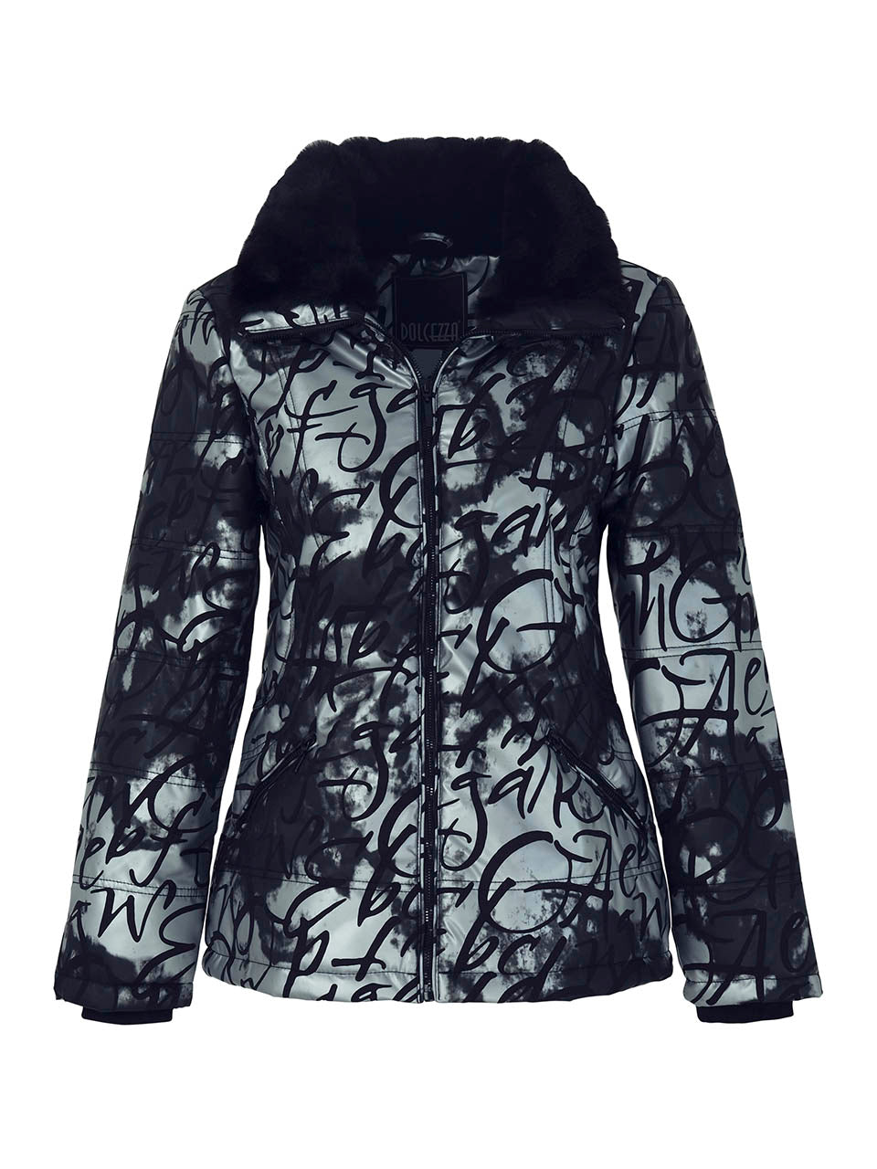Dolcezza Metallic Quilted Jacket