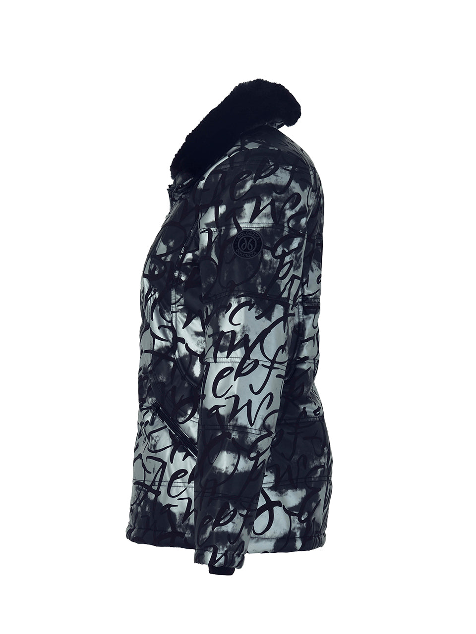 Dolcezza Metallic Quilted Jacket
