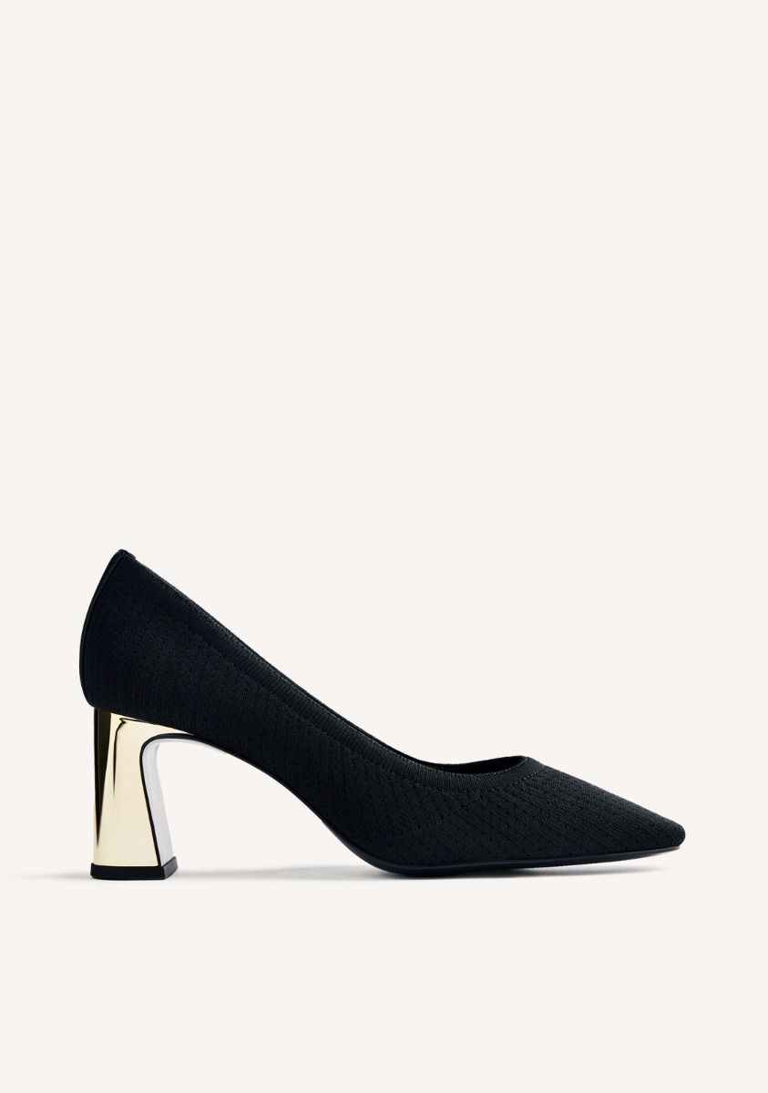 Gioseppo Black Elastic Shoes Okemos