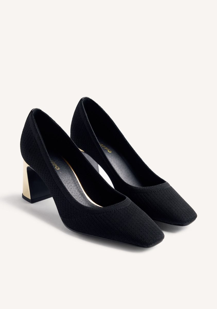 Gioseppo Black Elastic Shoes Okemos