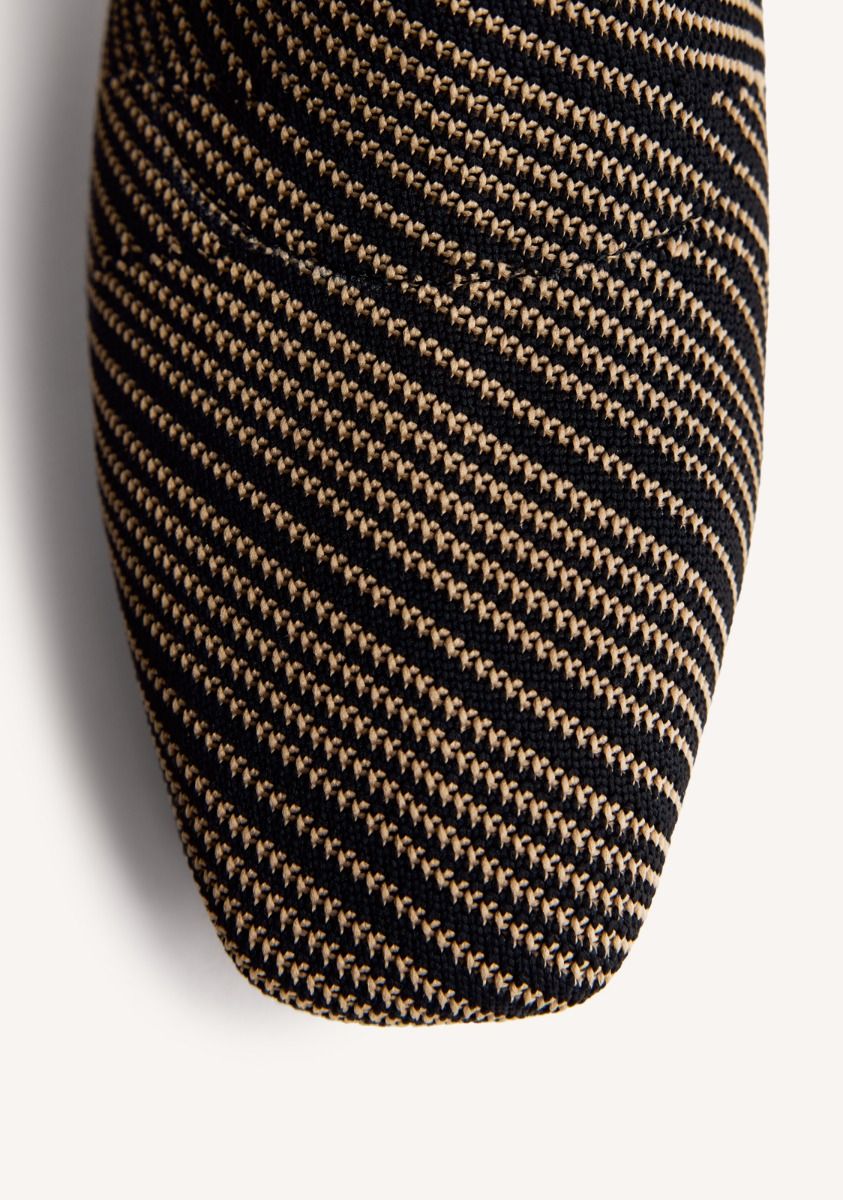 Gioseppo Stripe Elastic Boots Snover
