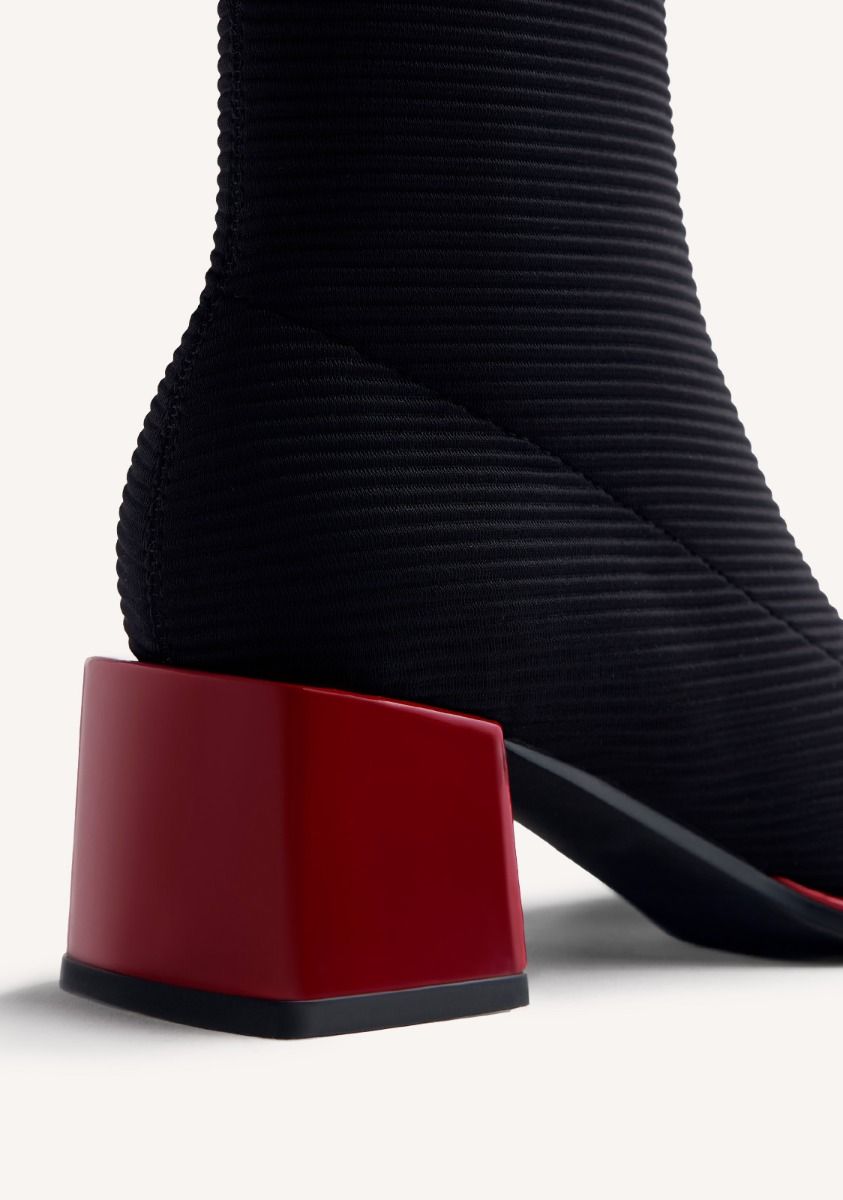 Gioseppo Black Elastic Boots Inger