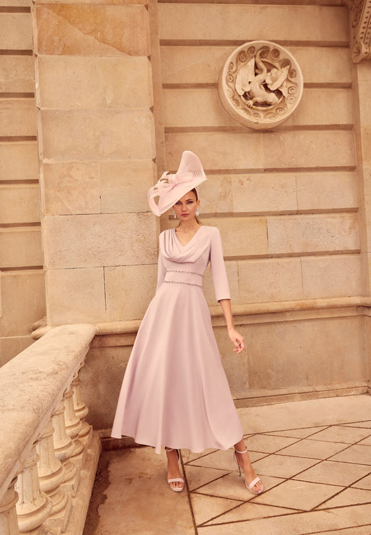 Veni Infantino Cowl Neck Dress 992539