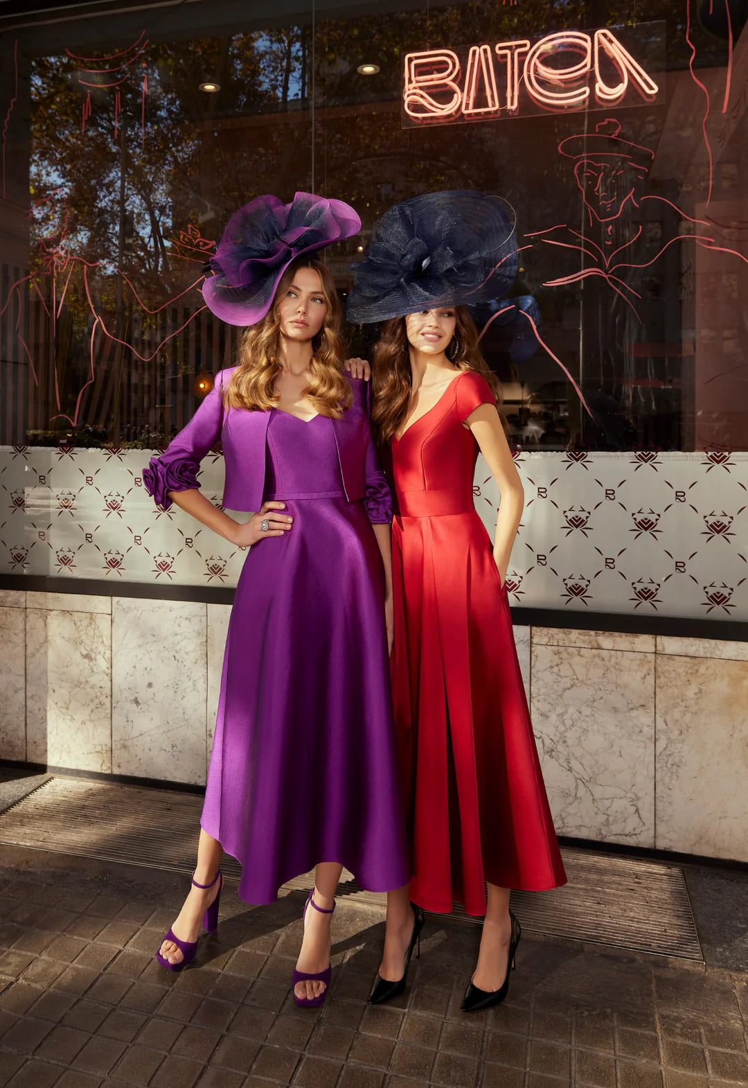 Veni Infantino Plum Full Skirt Dress 992548