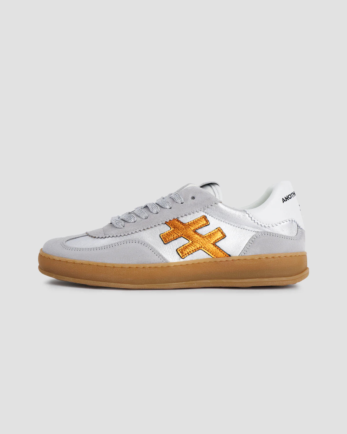 Another Trend Silver/Orange Trainers A032