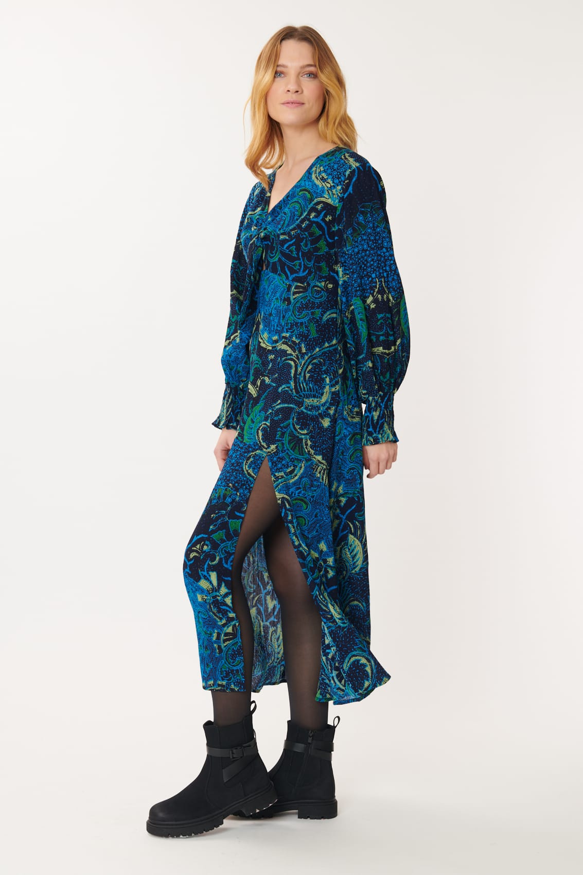 Derhy Paisley Print Dress