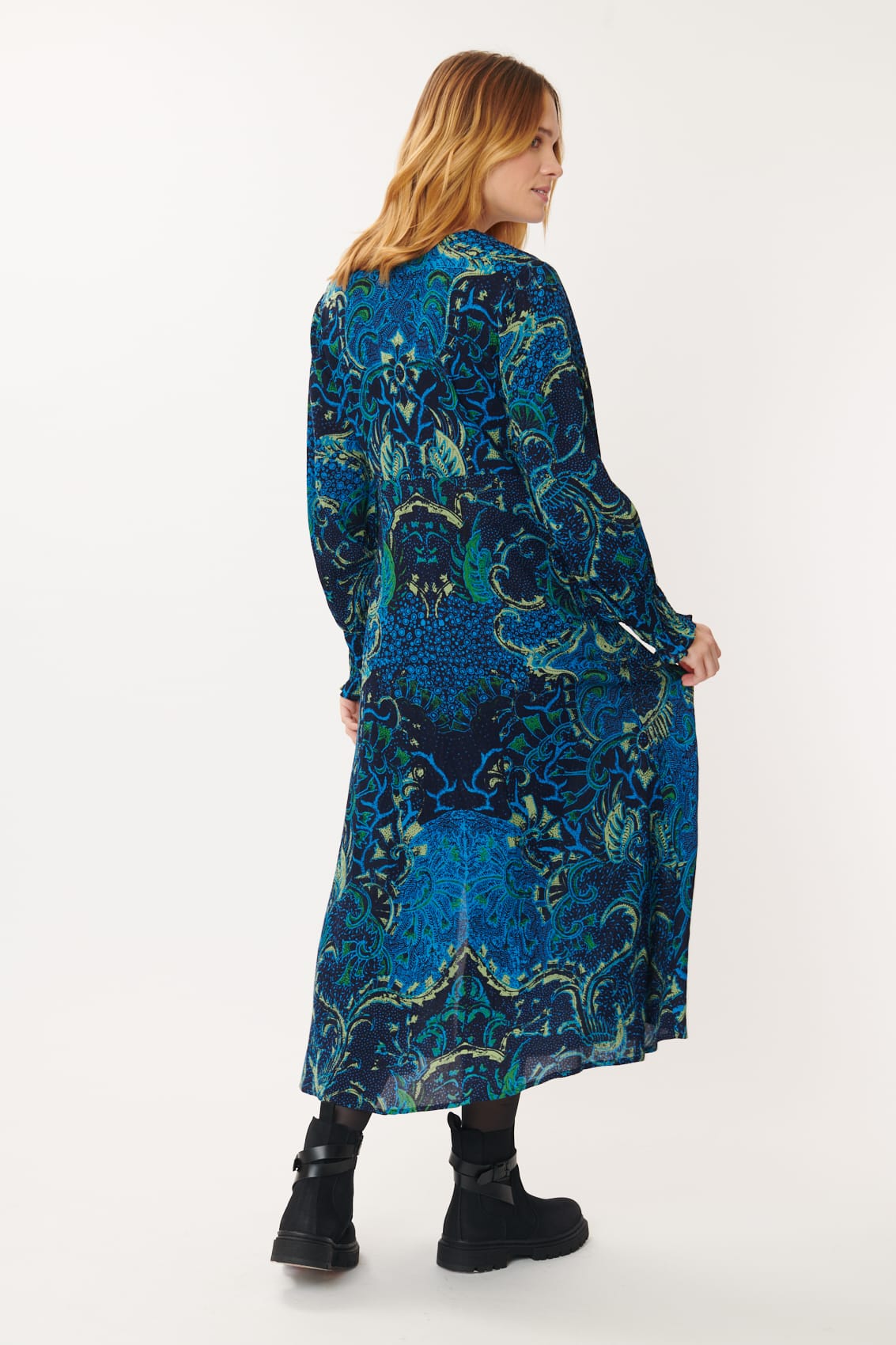 Derhy Paisley Print Dress