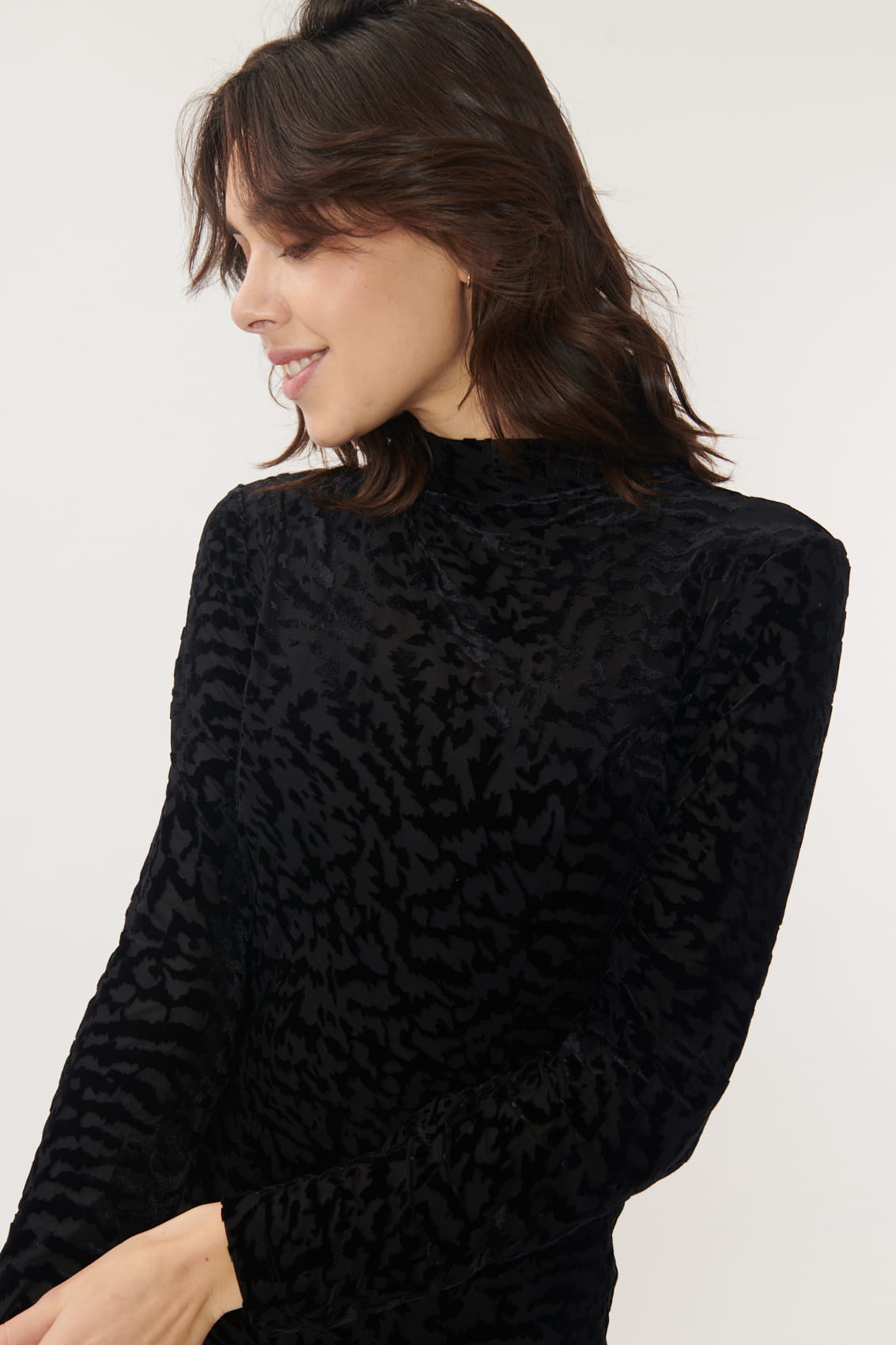 Derhy Velvet Devore Dress