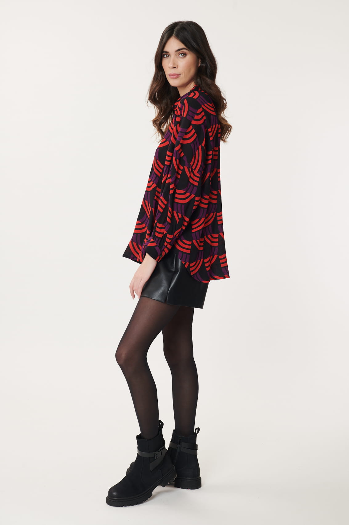Derhy Baxtor Geo Print Shirt