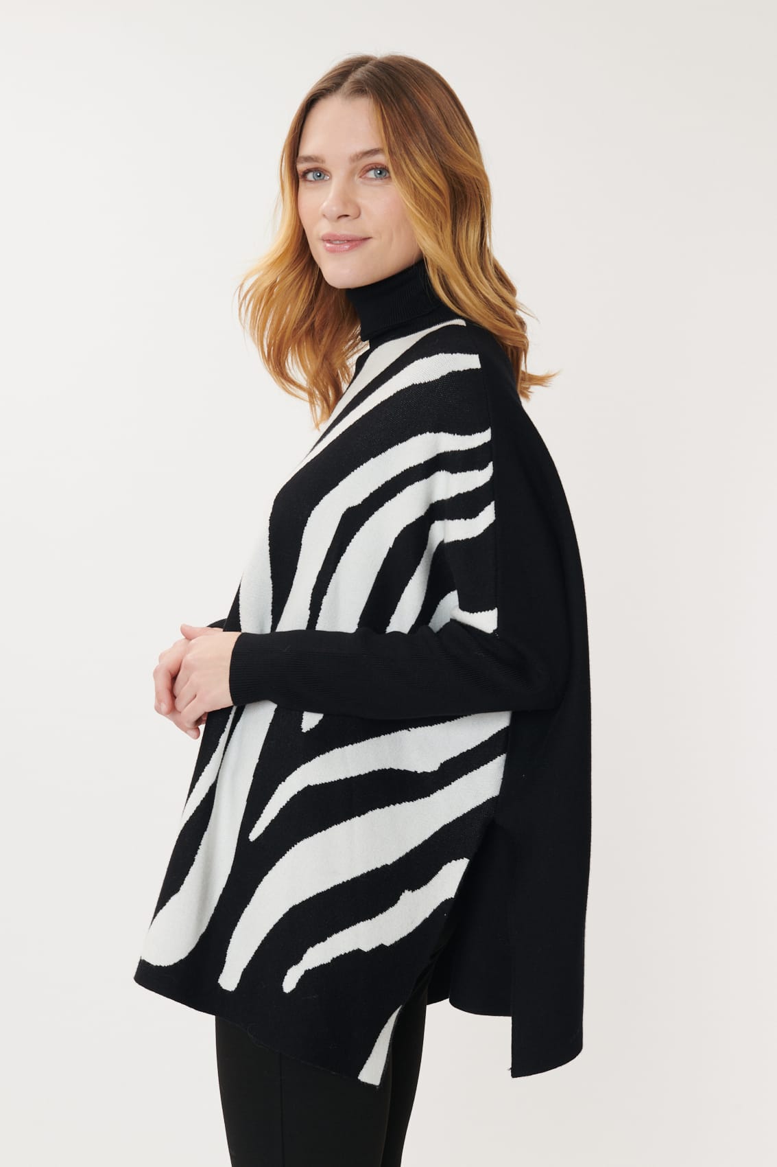 Derhy Zebra Print Sweater