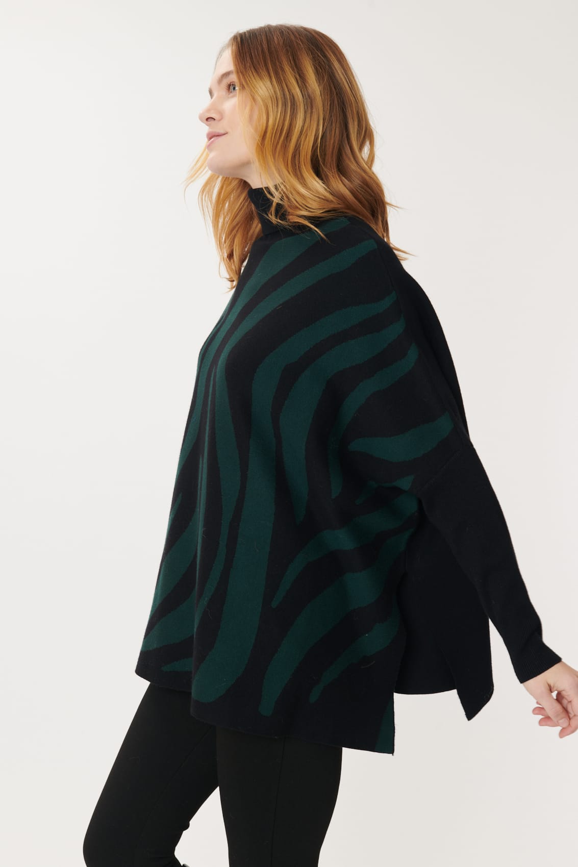 Derhy Zebra Print Sweater