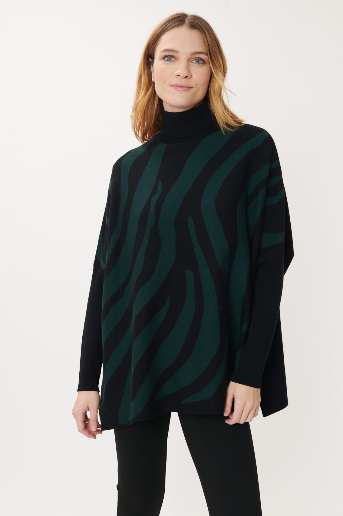 Derhy Zebra Print Sweater
