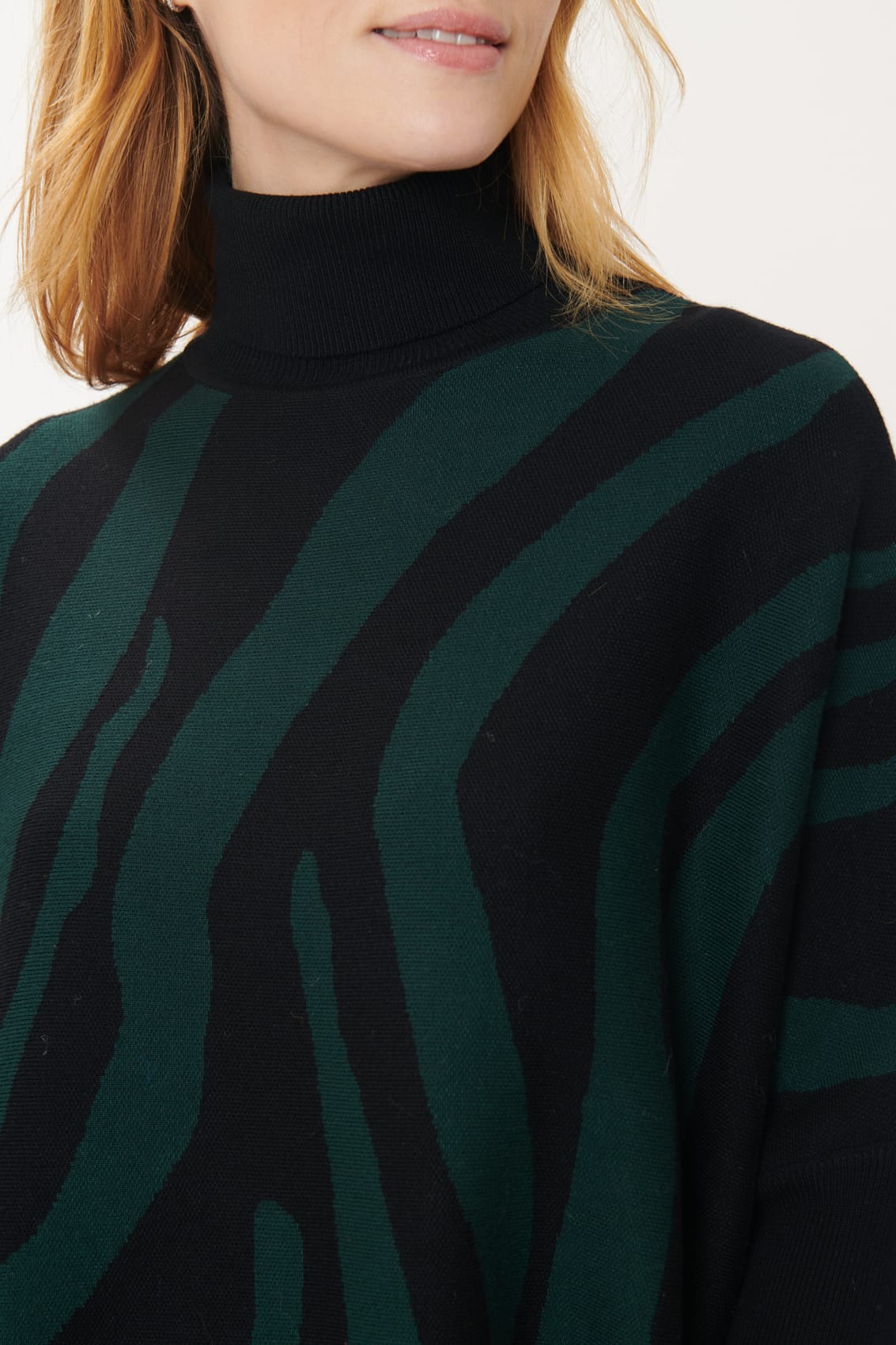 Derhy Zebra Print Sweater