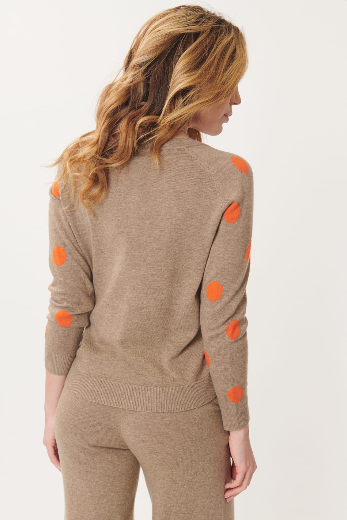 Derhy Spot Front Sweater