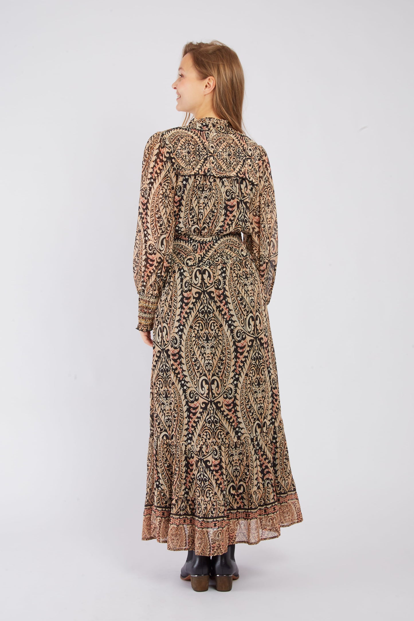Derhy Arabesque Print Dress Dariane