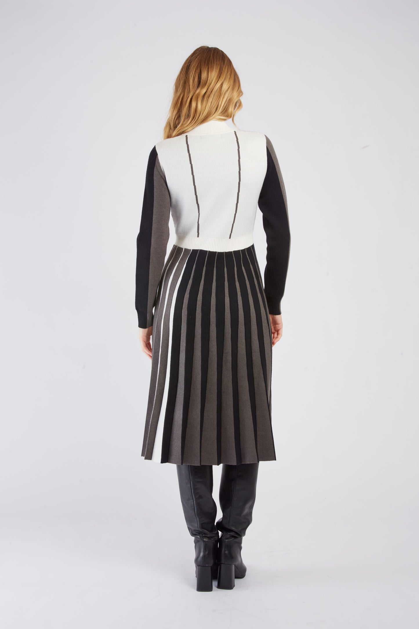Derhy Black Knitted Dress Carmen